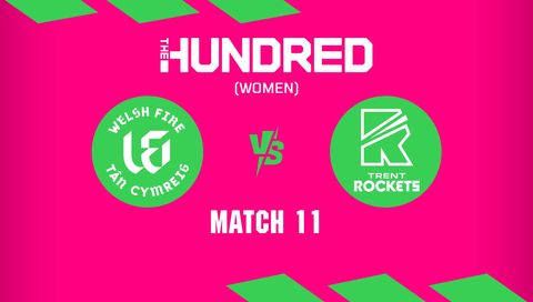 The Hundred Women 2026, Match 11: Welsh Fire vs Trent Rockets