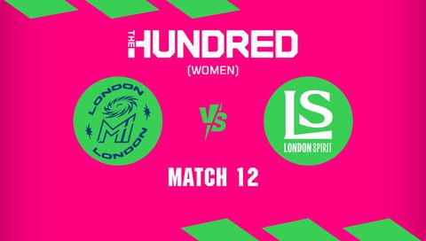 The Hundred Women 2026, Match 12: MI London vs London Spirit