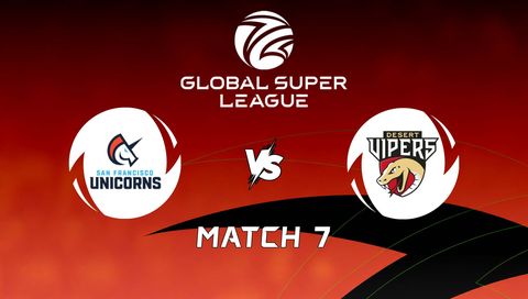 Global Super League 2026, Match 7: San Francisco Unicorns vs Desert Vipers