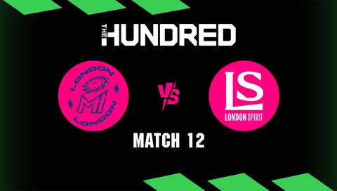 The Hundred Мen 2026, Match 12: MI London vs London Spirit