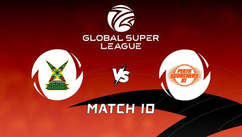 Global Super League 2026, Match 10: Guyana Amazon Warriors vs Perth Scorchers XI