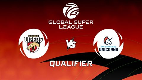 Global Super League 2026 Qualifier: Desert Vipers vs San Francisco Unicorns