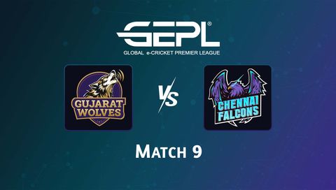 Global e-Cricket Premier League 2026, Match 9: Gujarat Wolves vs Chennai Falcons
