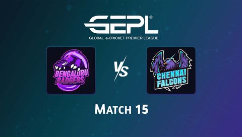 Global e-Cricket Premier League 2026, Match 15: Bengaluru Badgers vs Chennai Falcons