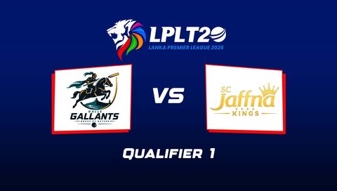 Lanka Premier League 2026 Qualifier 1: Galle Gallants vs Jaffna Kings