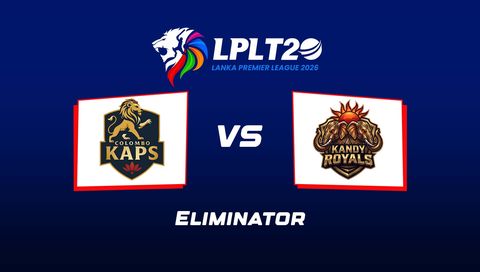 Lanka Premier League 2026 Eliminator: Colombo Kaps vs Kandy Royals
