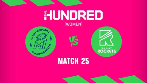 The Hundred Women 2026, Match 25: MI London vs Trent Rockets