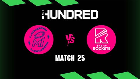 The Hundred Men 2026, Match 25: MI London vs Trent Rockets