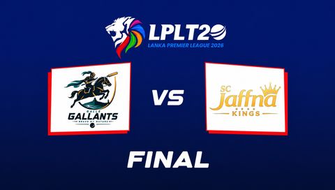 Lanka Premier League 2026 Final: Jaffna Kings vs Galle Gallants