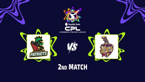 Caribbean Premier League 2026, Match 2: St Kitts And Nevis Patriots vs Trinbago Knight Riders