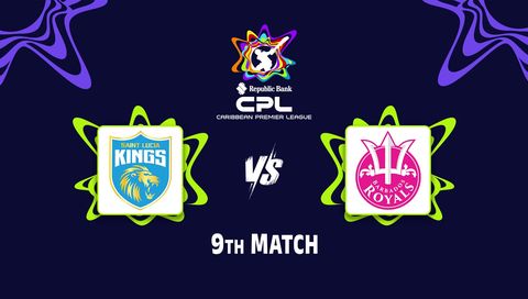 Caribbean Premier League 2026, Match 9: Saint Lucia Kings vs Barbados Royals