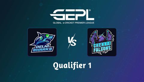 Global e-Cricket Premier League 2026 Qualifier 1: Delhi Sharks vs Chennai Falcons
