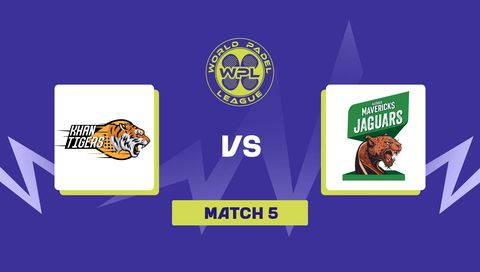 World Padel League 2026, Match 5: Khan Tigers vs Aussie Mavericks Jaguars