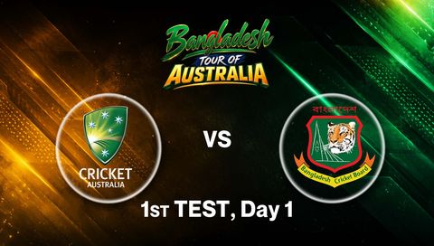 Bangladesh tour of Australia 2026, 1st Test, Day 1