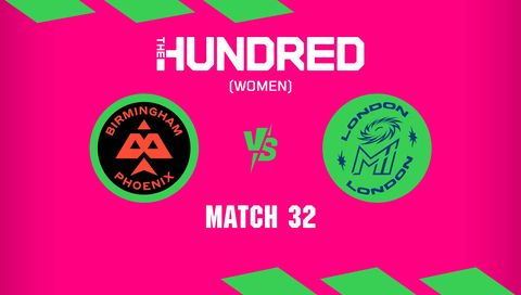 The Hundred Women 2026, Match 32: Birmingham Phoenix vs Mi London