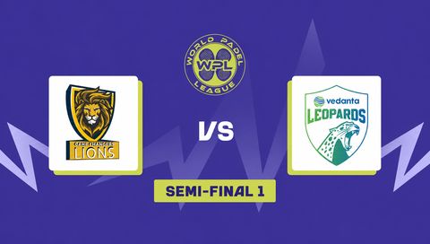 World Padel League 2026 Semi-Final 1: Game Changers Lions vs Vedanta Leopards