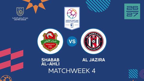 UAE Pro League 2026/27: Shabab Al-Ahli vs Al Jazira