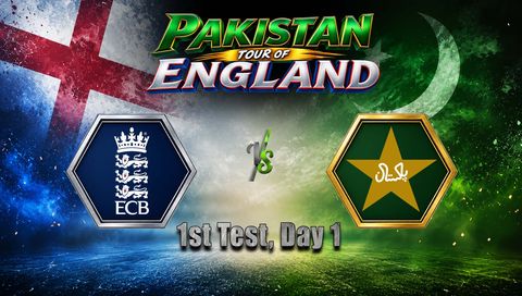 Pakistan tour of England 2026, 1st Test, Day 1