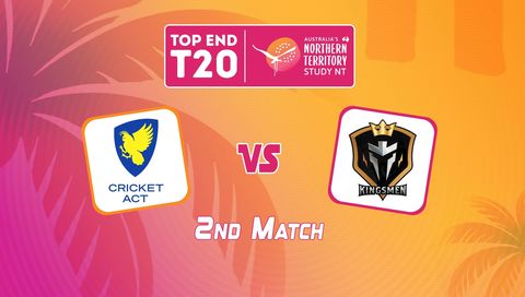 Top End T20 Series 2026, Match 2: ACT Comets vs HH Kingsmen