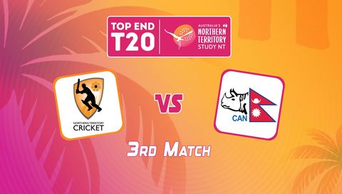 Top End T20 Series 2026, Match 3: NT Strike vs Nepal