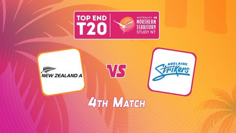 Top End T20 Series 2026, Match 4: New Zealand A vs Adelaide Strikers Academy