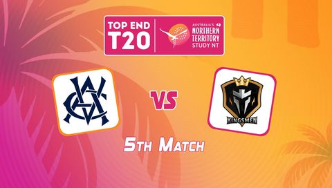 Top End T20 Series 2026, Match 5: Victoria vs HH Kingsmen