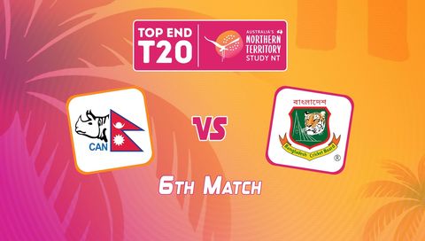 Top End T20 Series 2026, Match 6: Nepal A vs Bangladesh HP
