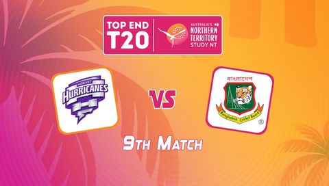 Top End T20 Series 2026, Match 9: Hobart Hurricanes vs Bangladesh HP