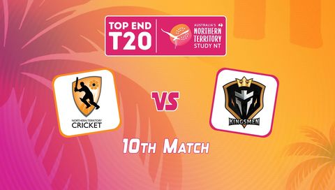 Top End T20 Series 2026, Match 10: NT Strike vs HH Kingsmen