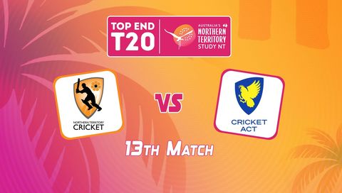 Top End T20 Series 2026, Match 13: NT Strike vs ACT Comets