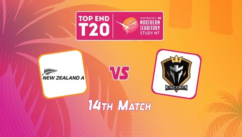 Top End T20 Series 2026, Match 14: New Zealand A vs HH Kingsmen