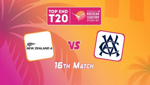 Top End T20 Series 2026, Match 16: New Zealand A vs Victoria