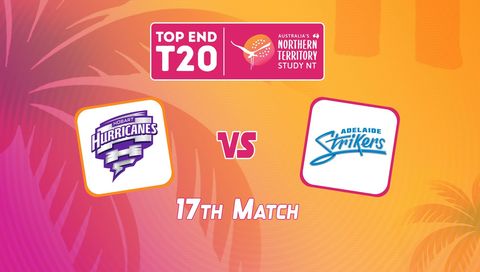 Top End T20 Series 2026, Match 17: Hobart Hurricanes vs Adelaide Strikers Academy