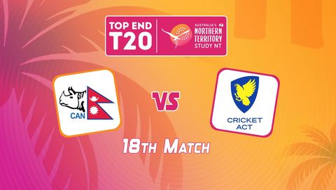 Top End T20 Series 2026, Match 18: Nepal vs ACT Comets
