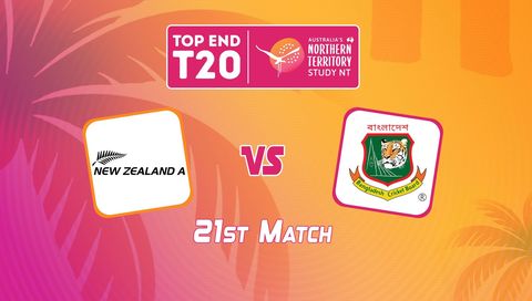 Top End T20 Series 2026, Match 21: New Zealand A vs Bangladesh HP