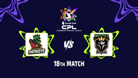 Caribbean Premier League 2026, Match 18: St Kitts and Nevis Patriots vs Jamaica Kingsmen