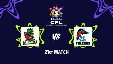 Caribbean Premier League 2026, Match 21: St Kitts and Nevis Patriots vs Antigua and Barbuda Falcons
