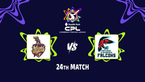 Caribbean Premier League 2026, Match 24: Trinbago Knight Riders vs Antigua and Barbuda Falcons