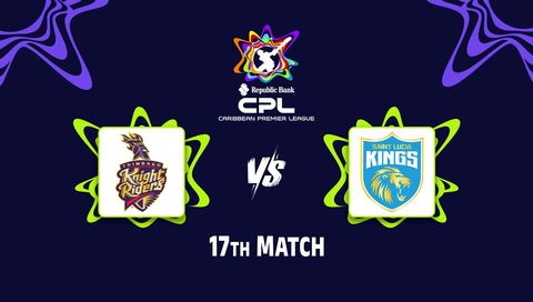 Caribbean Premier League 2026, Match 17: Trinbago Knight Riders vs Saint Lucia Kings