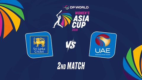 DP World Asia Cup Women's 2026, Match 2: Sri Lanka vs United Arab Emirates