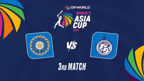DP World Asia Cup Women's 2026, Match 3: India vs Thailand