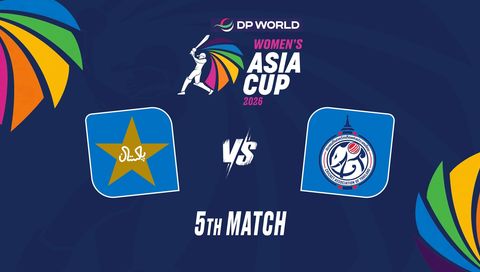DP World Asia Cup Women's 2026, Match 5: Pakistan vs Thailand