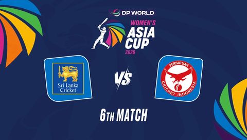 DP World Asia Cup Women's 2026, Match 6: Sri Lanka vs Indonesia