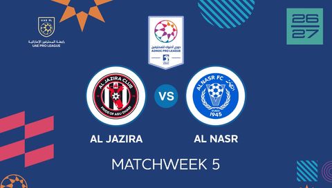 UAE Pro League 2026/27: Al Jazira vs Al Nasr