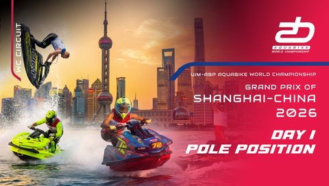 UIM-ABP Aquabike World Championship 2025: Grand Prix of Shanghai, Day 1 - Pole Position