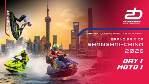UIM-ABP Aquabike World Championship 2025: Grand Prix of Shanghai, Day 1 - Moto 1