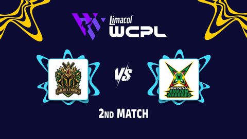 Womens Caribbean Premier League 2026, Match 2: Jamaica Empress vs Guyana Amazon Warriors