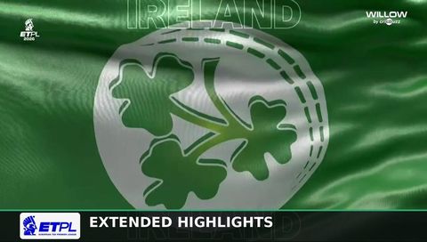 European T20 Premier League 2026, Match 23: Dublin Guardians vs Glasgow Cosmics - Extended Highlights