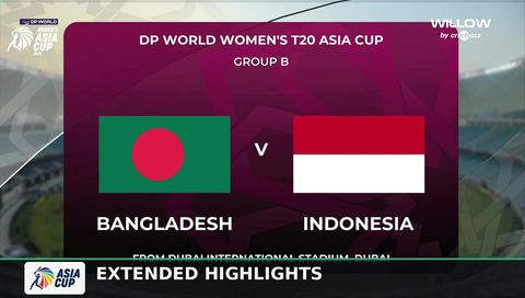 Womens Asia Cup 2026, Match 4: Bangladesh Women vs Indonesia Women - Extended Highlights