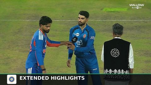 Afghanistan vs India in India 2026, 2nd T20I - Extended Highlights